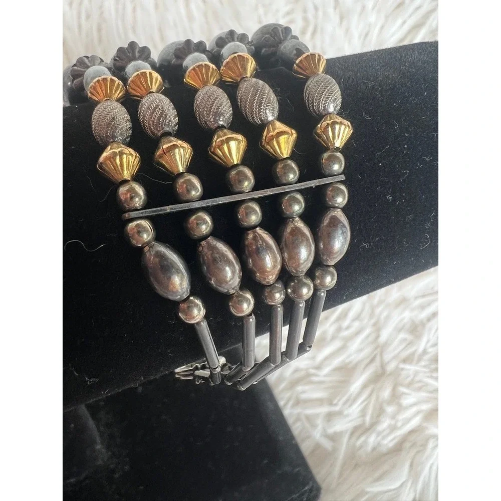Vintage Hematite Bracelet 7